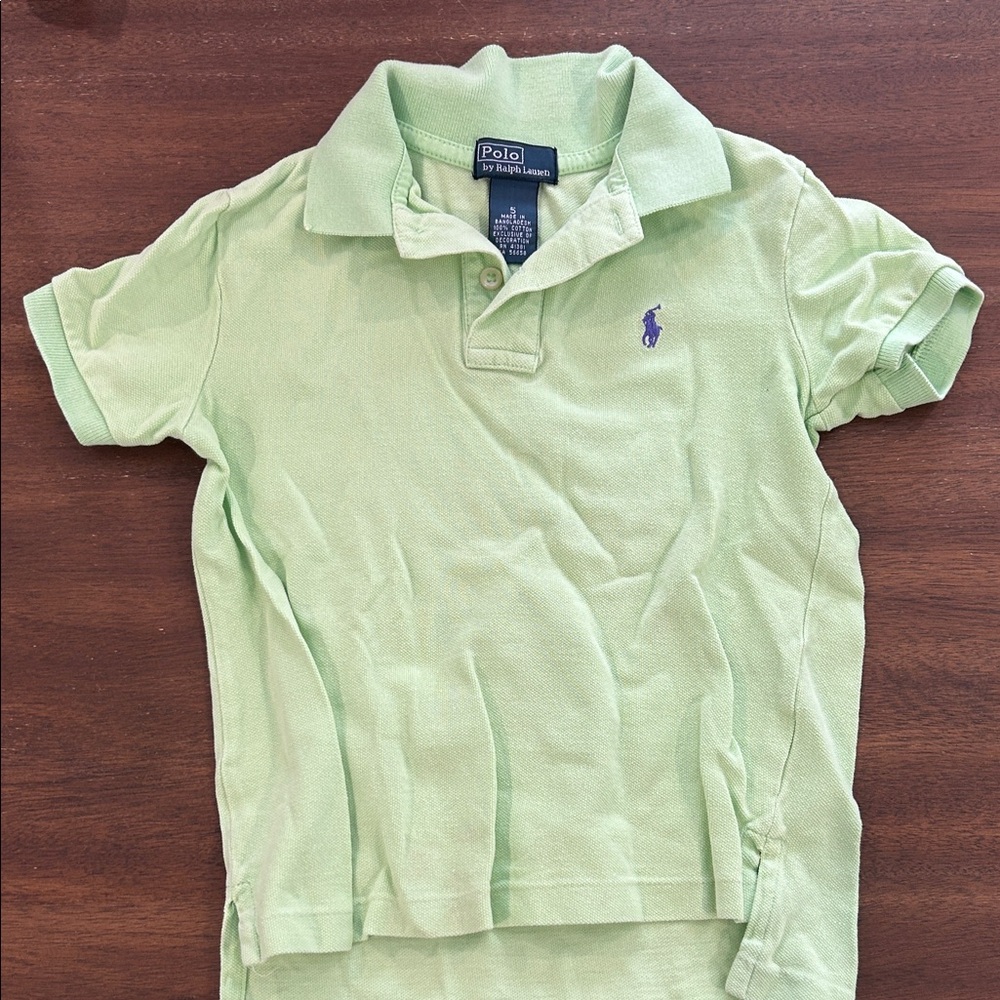 Polo by Ralph Lauren Kids Light Green Shirt - 5T